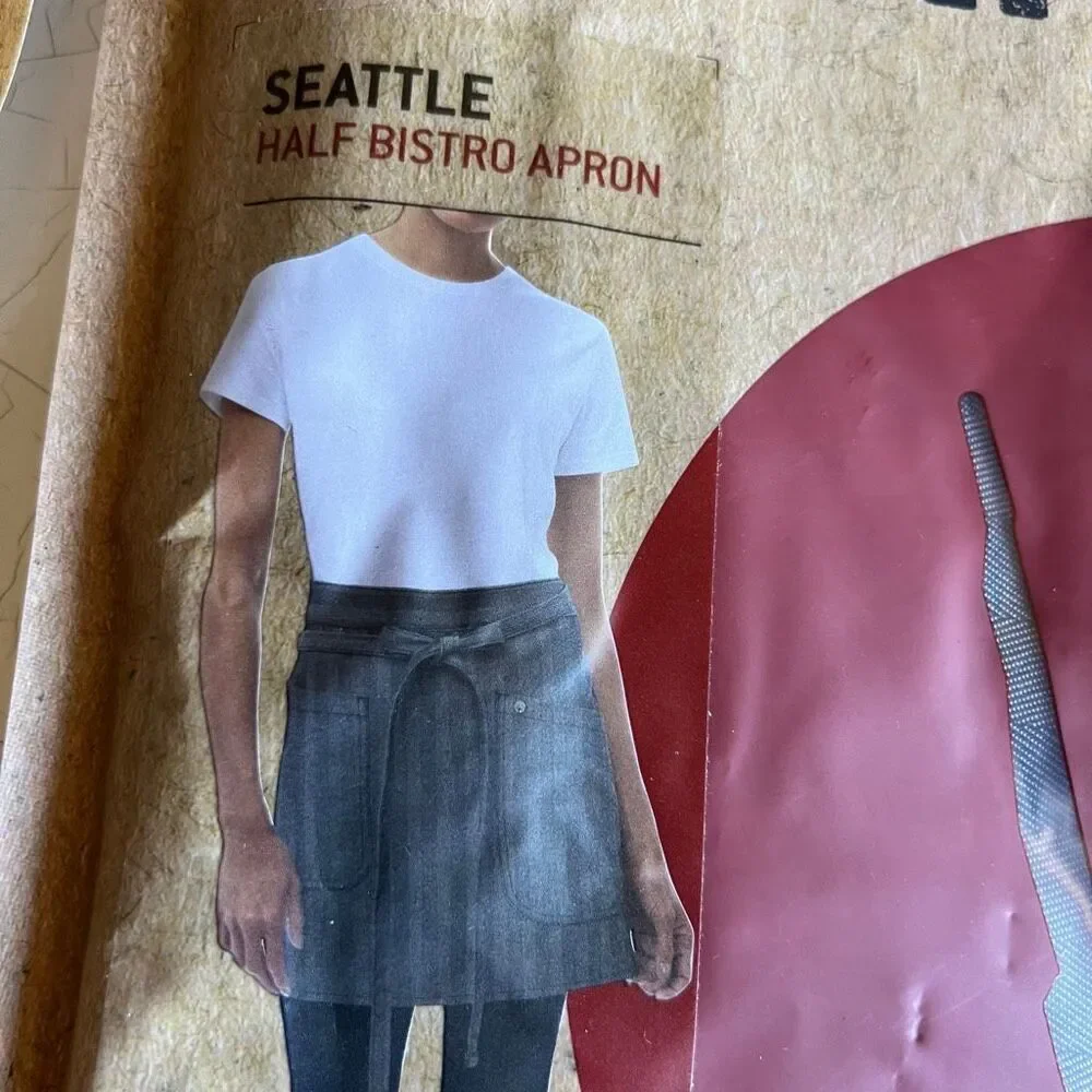 NEW Chef Works Urban Apron Warren Half Bistro  Unisex 100% Cotton Green Lot Of 2